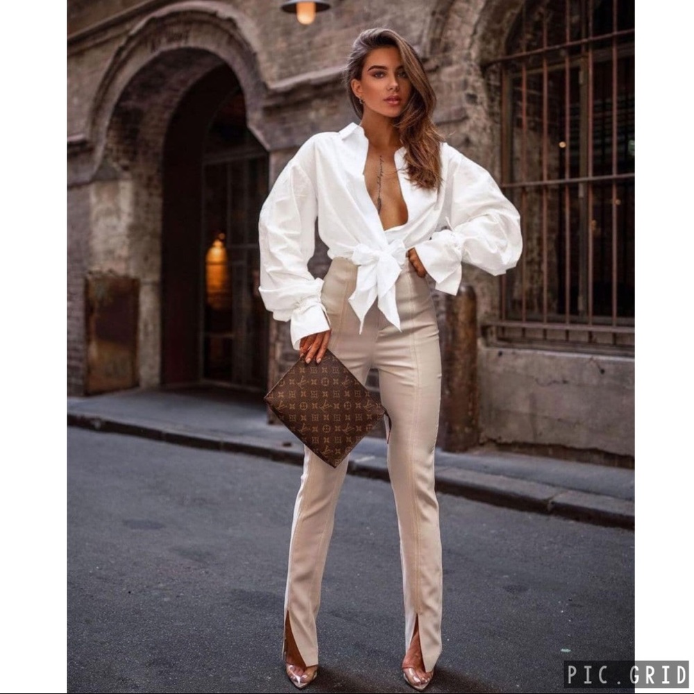 Zara slit pants - Picture 1 of 6
